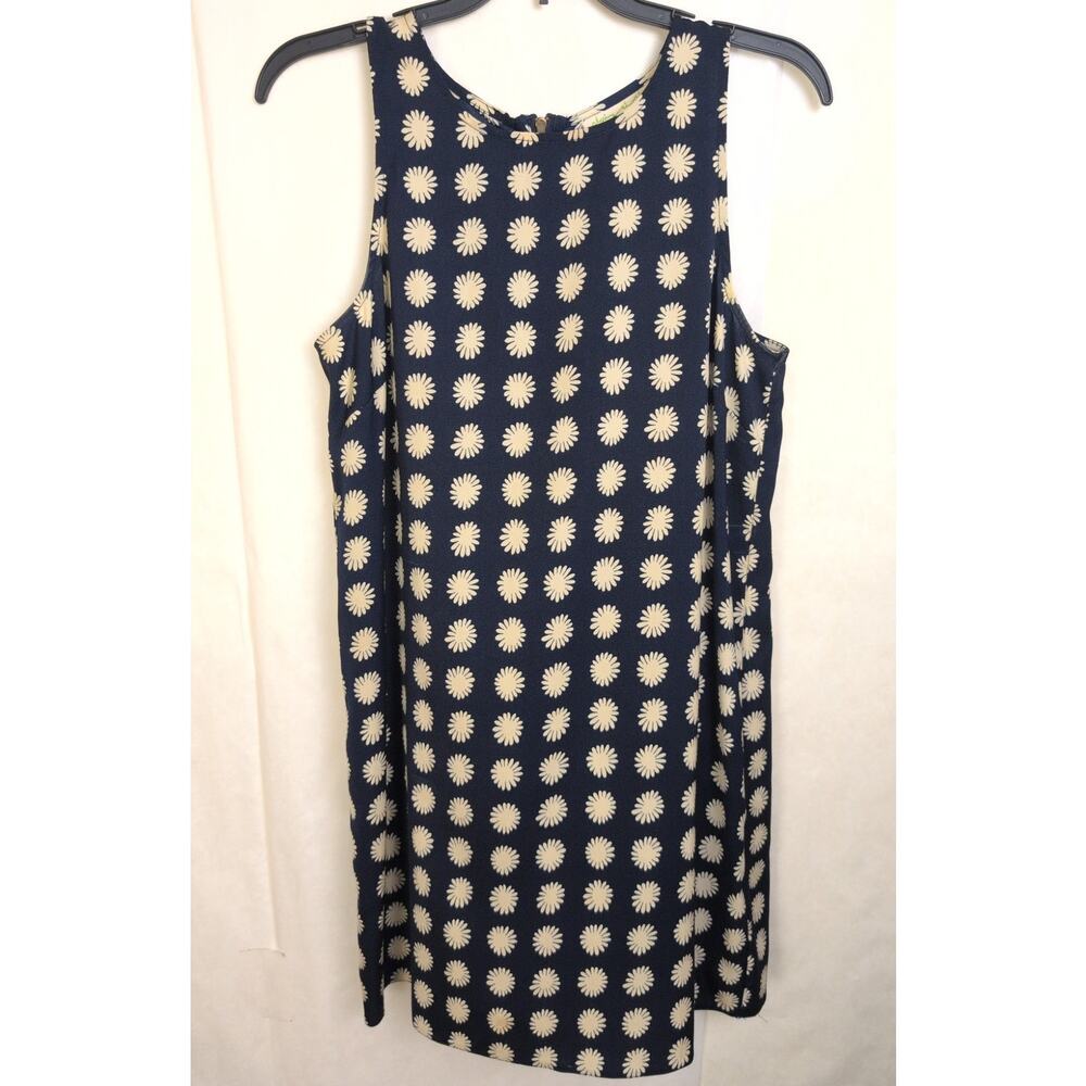 Staring At Stars blue daisy floral sheath dress Size Med Boho Hippie Retro